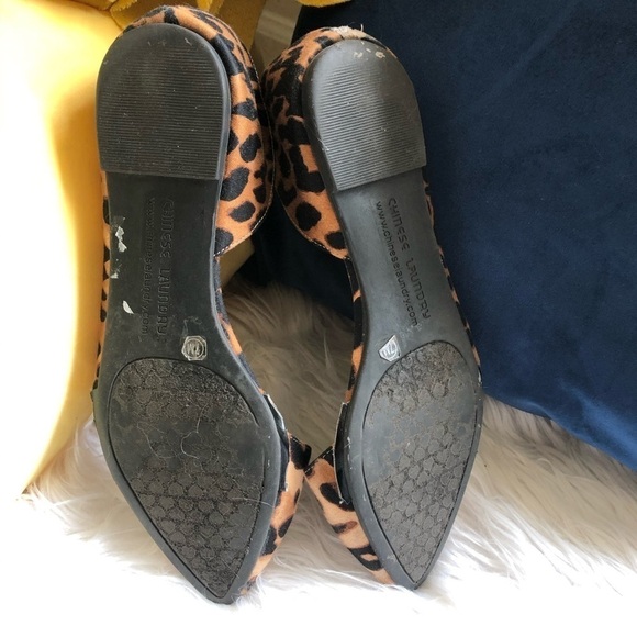 Chinese Laundry Cheetah Print Point Toe Flats - Picture 6 of 6